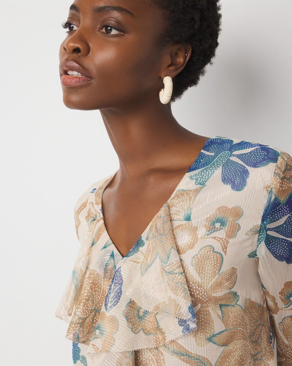 Romantic Ruffle Blouse | White House Black Market